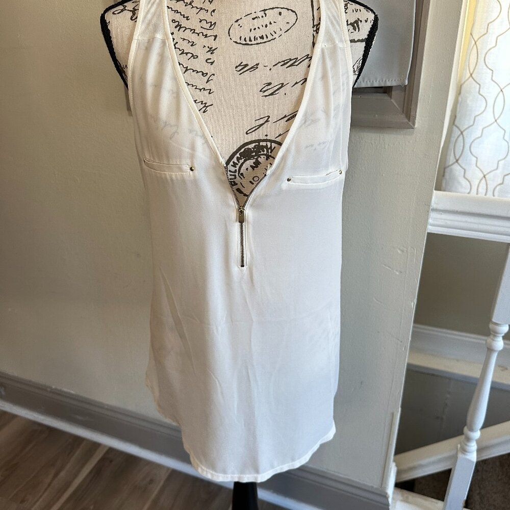 Express white tank blouse- Size large
